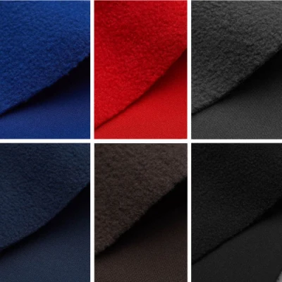 Nylon Spandex Soft Shell Fleece para chaqueta de ropa de trabajo